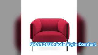 Sofá GRANDEUR: Confort ergonómico de estilo moderno