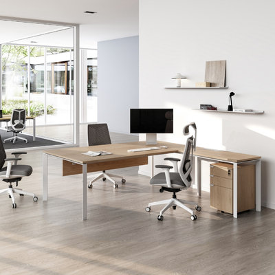 comprar MC3.0 Escritorio de tamaño ergonómico personalizado para el gerente de oficina Escritorio en forma de L con área de escritorio amplia online manufacture