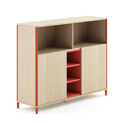 comprar Escritorio de diseño multifuncional FLEX Credenza Gabinete de almacenamiento con cajones de archivos online manufacture