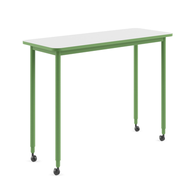 comprar FLEX Mesa de oficina rectangular versátil modular con ruedas para un fácil reposicionamiento online manufacture