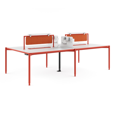 comprar FLEX Diseño de Estética Moderna Mesa de trabajo para 4 personas con asientos colaborativos online manufacture