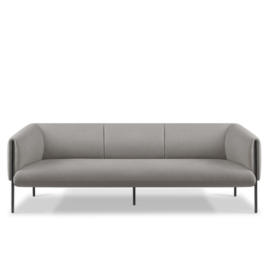 comprar GRANDEUR Sofá de oficina moderno de tres plazas Tapicería suave con reposabrazos acolchados online manufacture