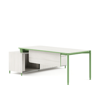comprar FLEX Diseño elegante y moderno Mesa de oficina ejecutiva Mesa de gerente de oficina funcional online manufacture