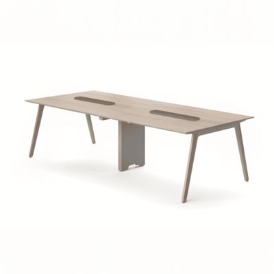 comprar Conference Table Dual Tone Structure Flip Top Cable Access Aluminum Frame Professional Meeting Furniture DUAL online manufacture